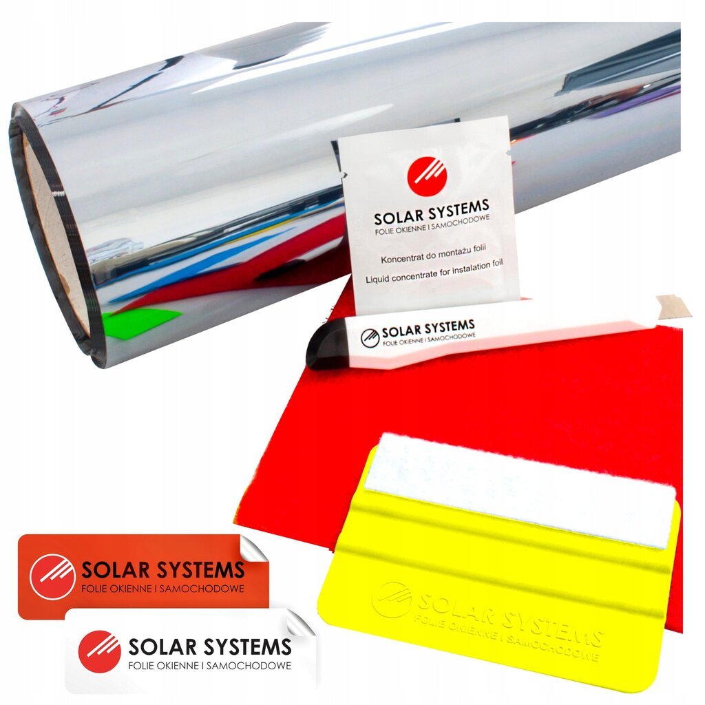 Päikesekile aknakile väliskile soojusisolatsioon Solar Systems 50x50cm hind ja info | Plastikaknad | kaup24.ee