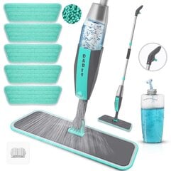 Magic põranda puhastamine pühkija luud mikrokiudpadjadega 360 ° pöörlemine Flat Spray Floor Mop luud puhastamiseks Home Spin Mop hind ja info | Varstolmuimejad | kaup24.ee