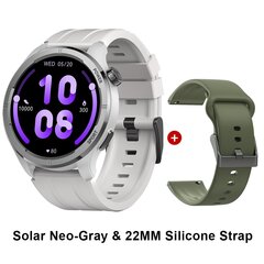 Haylou Solar Neo Nutikell 1,53-Tolline Hd-Ekraan Bluetooth-Kõne 24H Terviseseire Nutikellad Meestele Naiste Nutikad Spordikellad_Gray-22MM Green hind ja info | Nutikellad (smartwatch) | kaup24.ee