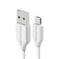 Punutud kaabel RAVPower RP-CB016 1m USB A kuni Micro-USB цена и информация | Mobiiltelefonide kaablid | kaup24.ee