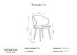 2 tooli komplekt Windsor ja Co. Nemesis, tumesinine hind ja info | Söögitoolid, baaritoolid | kaup24.ee