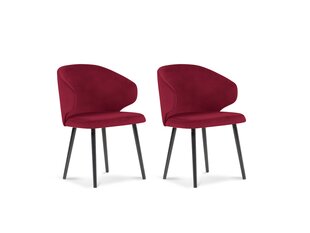 Набор из 2 стульев Windsor and Co Nemesis, красный цена и информация | Стулья для кухни и столовой | kaup24.ee