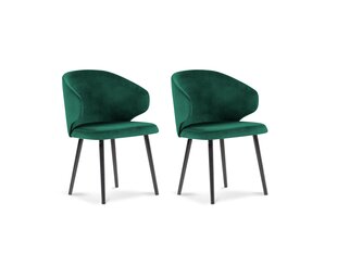 Набор из 2 стульев Windsor and Co Nemesis, зеленый цена и информация | Стулья для кухни и столовой | kaup24.ee