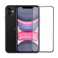 Evelatus Защитное 3D Стекло с Резиновыми Краями Анти-Брейк для AApple iPhone XR / 11 Японский Клей Черный цена и информация | Защитные пленки для телефонов | kaup24.ee