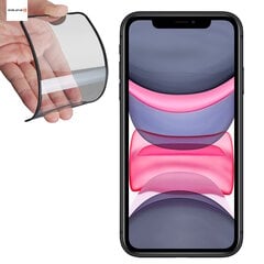 Evelatus Kummist Serva Anti-Break 3D Klaas Apple iPhone XR / 11 Jaapani Liim Must hind ja info | Ekraani kaitsekiled | kaup24.ee