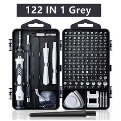 140 tk täppiskruvikeerajate komplekt koos 118 tk Bit Electronics Repair Tool Kit arvuti, personaalarvuti, sülearvuti, iPhone'i, Xboxi, PS3, PS4 jaoks hind ja info | Telefoniosad ja parandamise tööriistad | kaup24.ee