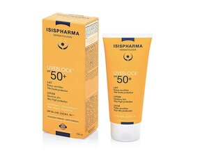 Isispharma Uveblock 50+ Lait päikesekaitsega ihupiim 100ml hind ja info | Päikesekreemid | kaup24.ee