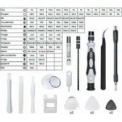 Täppiskruvikeerajate komplekt, 115-ühes magnetkruvikeerajate komplekt, professionaalne parandusotsik Macbooki, PS4 Pro, iPhone'i, arvuti, isetegemise, käekella, prillide jaoks hind ja info | Telefoniosad ja parandamise tööriistad | kaup24.ee