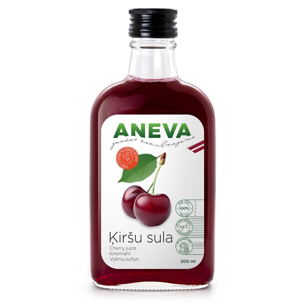 Kirsimahl 100% 200ml Aneva J цена и информация | Mahlad, nektarid | kaup24.ee