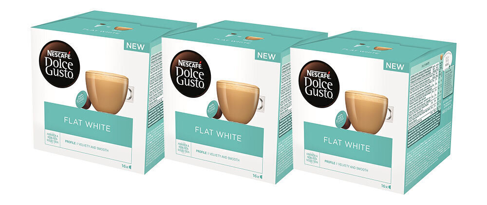 3 tk NESCAFE DOLCE GUSTO Flat White hind ja info | Kohv, kakao | kaup24.ee