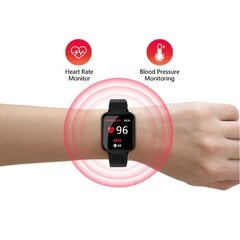 Stuff Certified® B57 Spordi nutikell Fitness Sport Aktiivsusjälgija Pulsikell Nutitelefon Kell iOS Android IOS Huawei White hind ja info | Nutikellad (smartwatch) | kaup24.ee