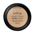 Kompaktpuuder IsaDora Velvet Touch Ultra Cover SPF 20 7,5 g, 64 Warm Sand