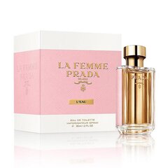 Туалетная вода Prada La Femme L'Eau EDT для женщин 35 мл цена и информация | Женские духи | kaup24.ee