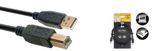 Stagg, USB-A/USB-B, 1.5 m hind ja info | Kaablid ja juhtmed | kaup24.ee