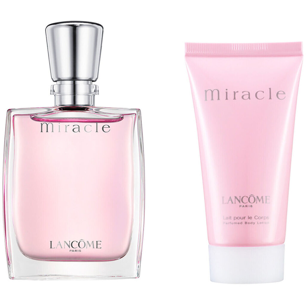 Komplekt Lancome Miracle Women: EDP naistele 30 ml + ihupiim 50 ml hind ja info | Naiste parfüümid | kaup24.ee