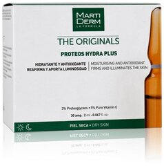 Сыворотка в ампулах для сухой кожи лица MartiDerm The Originals Proteos Hydra Plus, 10x2 мл kaina ir informacija | Сыворотки для лица, масла | kaup24.ee