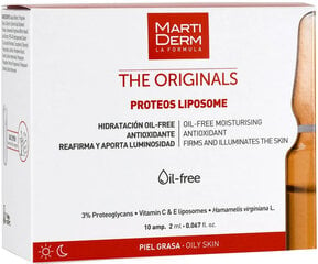 Näoseerum C- ja E-vitamiinidega MartiDerm The Originals Proteos Liposome 10x2 ml цена и информация | Сыворотки для лица, масла | kaup24.ee
