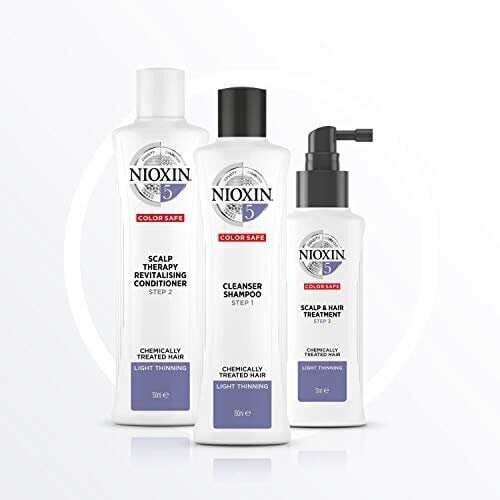 Juuksehoolduskomplekt kahjustatud juustele Nioxin Hair System 5 цена и информация | Šampoonid | kaup24.ee