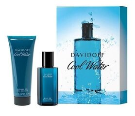 Komplekt Davidoff Cool Water Man: EDT meestele 40 ml + dušigeel 75 ml hind ja info | Meeste parfüümid | kaup24.ee