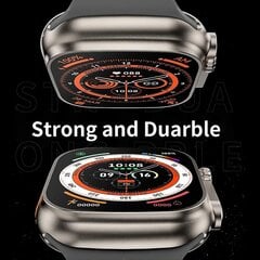 49 мм умные часы для Apple Smart Watch Ultra Series 8 мужские и женские часы NFC GPS трек термометр Bluetoothcall водонепроницаемые спортивные цена и информация | Смарт-часы (smartwatch) | kaup24.ee