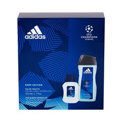 Komplekt Adidas Dare Edition meestele: EDT 50 ml + juuste ja keha šampoon 250 ml hind ja info | Meeste parfüümid | kaup24.ee
