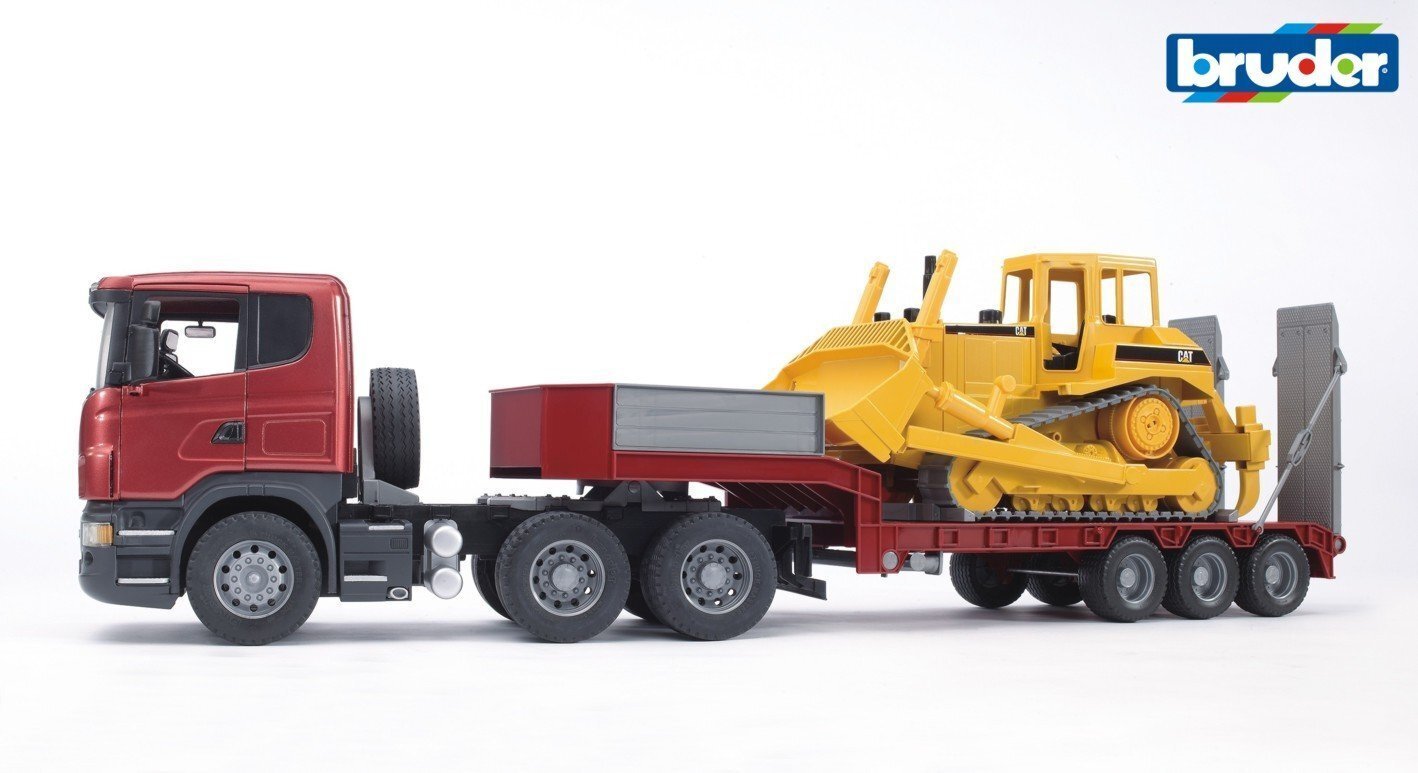 Bruder Scania treiler + CAT buldooser hind ja info | Poiste mänguasjad | kaup24.ee