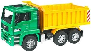 Veoauto Bruder roheline kollase haagisega 02765 hind ja info | Poiste mänguasjad | kaup24.ee