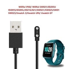 Nutikella magnetiline laadimiskaabel USB laadija 2 kontaktiga Willful IP68/wilful jaoks hind ja info | Nutikellad (smartwatch) | kaup24.ee