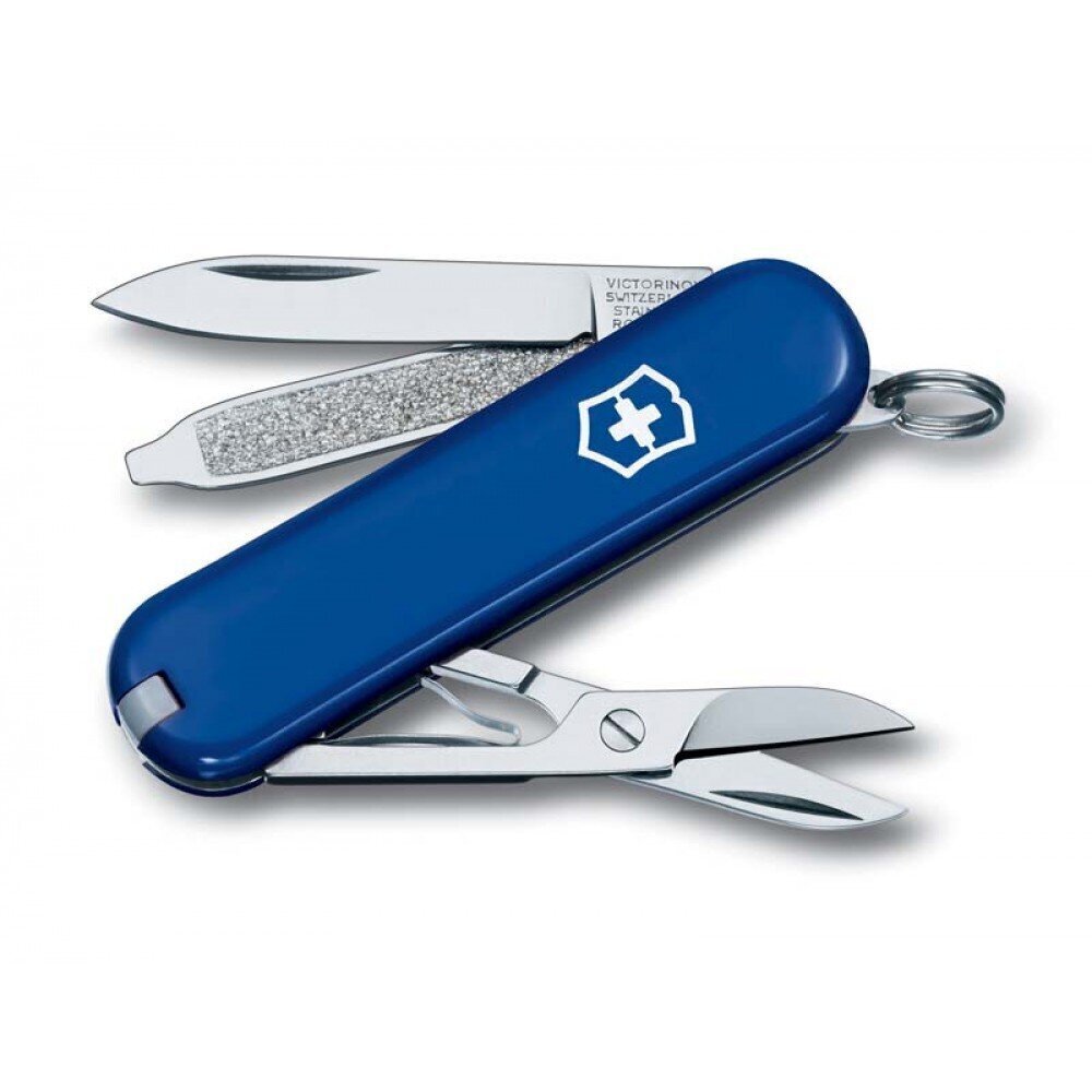 Taskunuga-võtmehoidja Victorinox Classic SD, sinine hind ja info | Taskunoad, multifunktsionaalsed tööriistad | kaup24.ee