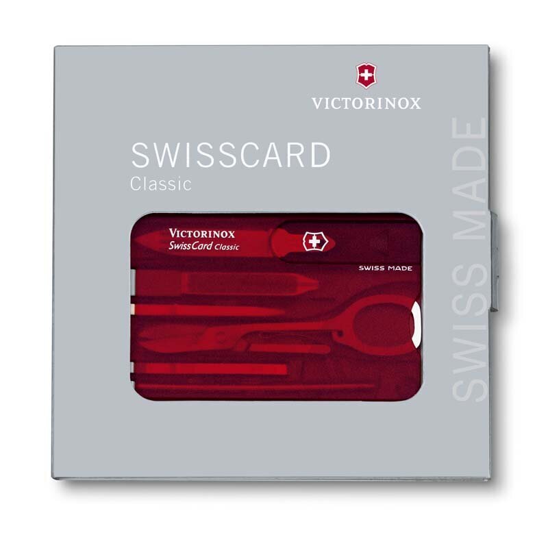 Šveitši multitööriist Victorinox Swisscard Classic hind ja info | Taskunoad, multifunktsionaalsed tööriistad | kaup24.ee
