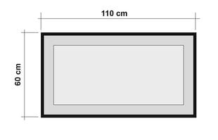 Peegel Kalune Design Quantum Idea 110, pruun/must hind ja info | Peeglid | kaup24.ee