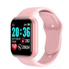 Y68 Smart Watch Men D20 Pro Smart Watch Pulsikell Vererõhu Fitness Käevõru Kingitus Ios-I Ja Android-Nutitelefonidele_Pink hind ja info | Nutikellad (smartwatch) | kaup24.ee