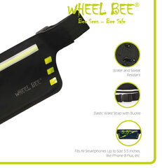 Чехол на талию Wheel Bee® Night Runner, LED цена и информация | Рюкзаки и сумки | kaup24.ee