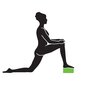 Joogaplokk Schildkrot Fitness Yoga Block, roheline цена и информация | Joogatarvikud | kaup24.ee