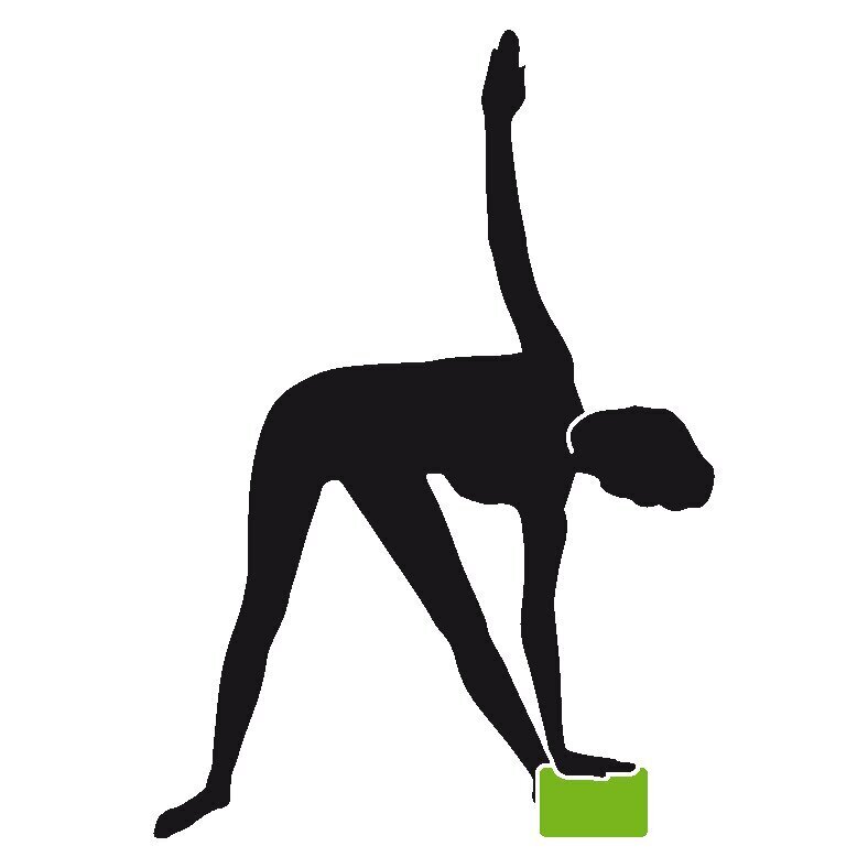 Joogaplokk Schildkrot Fitness Yoga Block, roheline hind ja info | Joogatarvikud | kaup24.ee