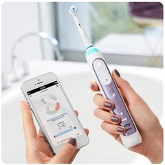 Braun Oral-B Genius 10100S Orchid Purple hind ja info | Elektrilised hambaharjad | kaup24.ee