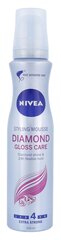 Пена для волос NIVEA DIAMOND GLOSS 150мл цена и информация | Средства для укладки волос | kaup24.ee
