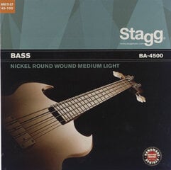 Струны для бас-гитары Stagg BA-4000 .045 - .100 цена и информация | Принадлежности для музыкальных инструментов | kaup24.ee