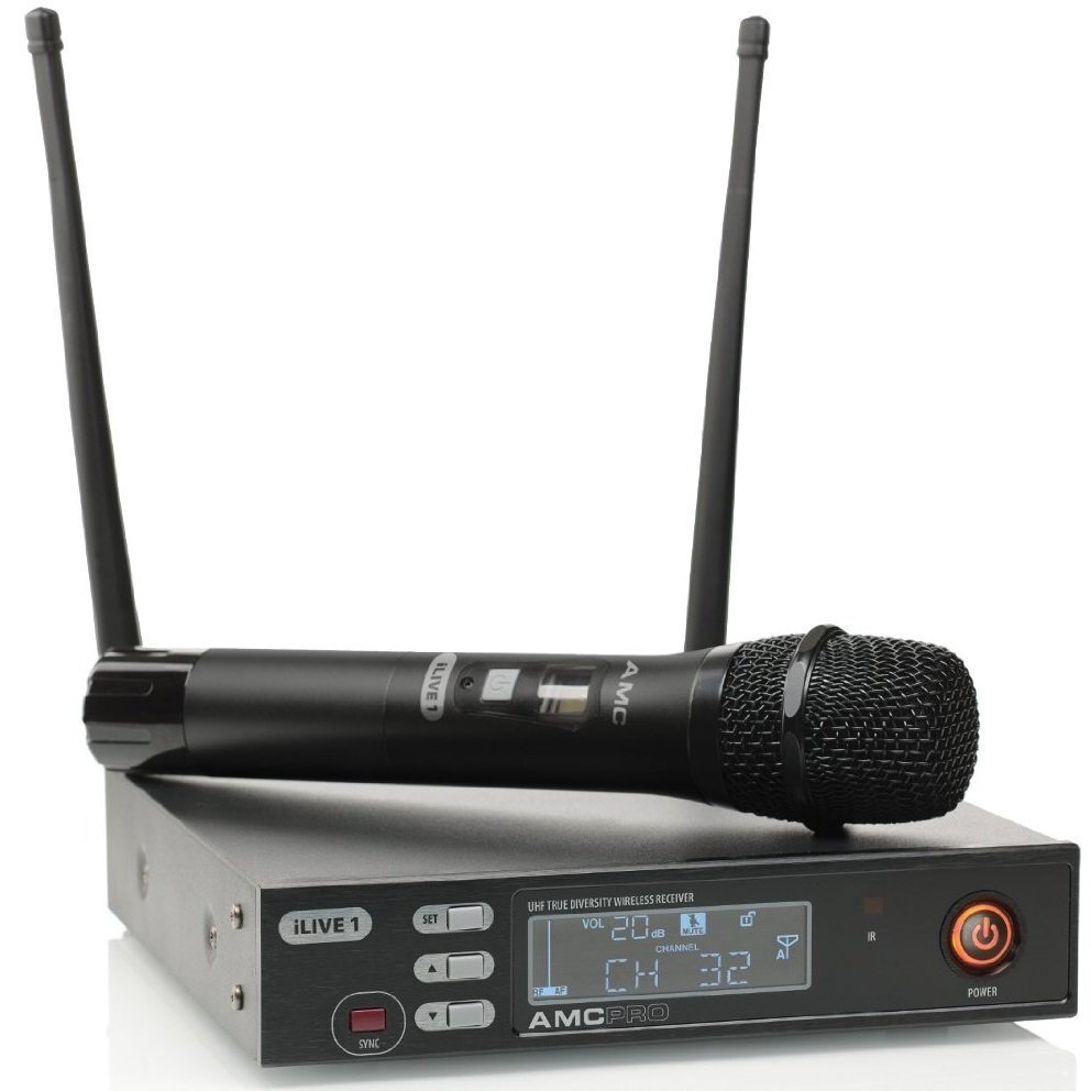 AMC ilive1 traadita mikrofoni komplekt käsimikrofoniga ( 606-621 MHz ) цена и информация | Mikrofonid | kaup24.ee