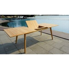 Садовый стол 4living Bali Extension, коричневый цена и информация | Садовые столы и столики | kaup24.ee