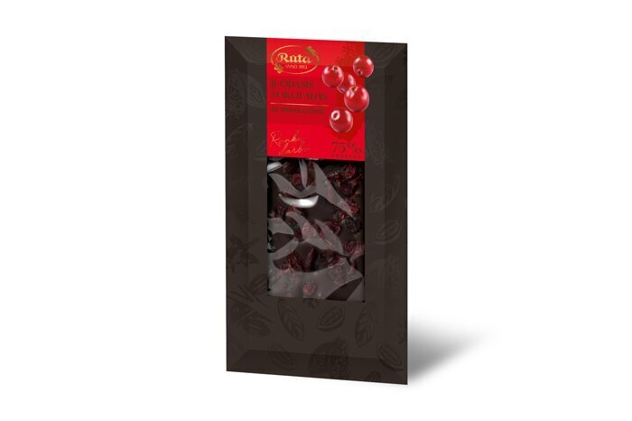 Šokolaad 70% jõhvikatega 1x100g (karbis) hind ja info | Maiustused | kaup24.ee