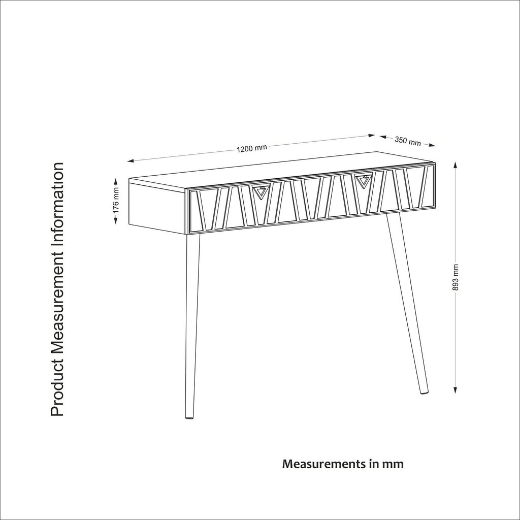 Konsoollaud Kalune Design Forest, pruun/tumeroheline цена и информация | Konsoollauad | kaup24.ee