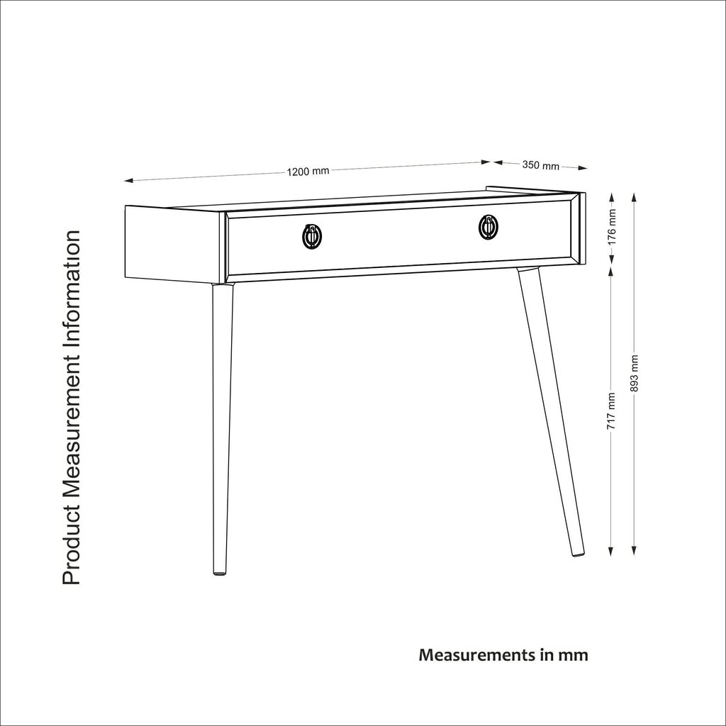 Konsoollaud Kalune Design Nadya, valge hind ja info | Konsoollauad | kaup24.ee