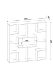 Стеллаж Kalune Design Optimist, белый цена и информация | Полки | kaup24.ee