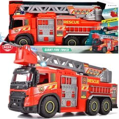 Päästeauto Dickie Volvo Big Red Fire Engine, 51 cm hind ja info | Poiste mänguasjad | kaup24.ee