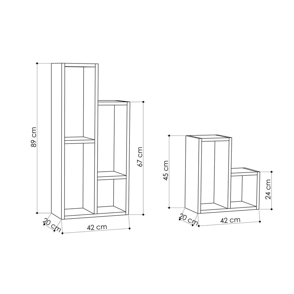 Riiul Kalune Design Sule, tamm цена и информация | Riiulid | kaup24.ee