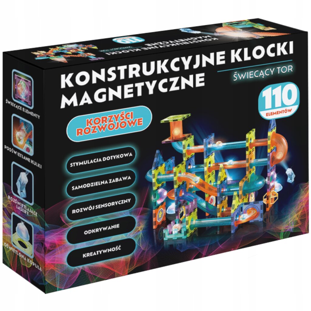 Magneetilised klotsid, 110 tk цена и информация | Poiste mänguasjad | kaup24.ee