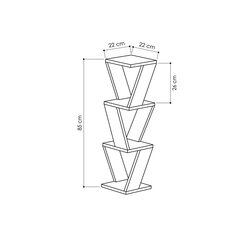 Riiul Kalune Design Zena, valge hind ja info | Riiulid | kaup24.ee