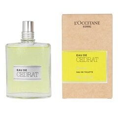 Мужская парфюмерия Eau de Cedrat L'occitane DDT (75 мл) цена и информация | Мужские духи | kaup24.ee