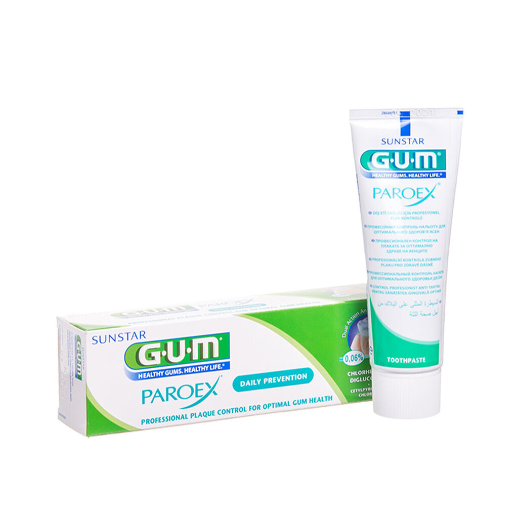 Hambapasta Paroex 0,06%CHX+0.05%CPC 75ml põletikuvastane seeria GUM® (1750) цена и информация | Suuhügieen | kaup24.ee